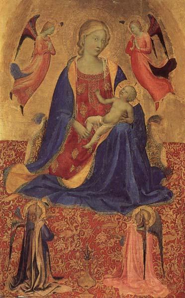 Fra Angelico Madonna and Child with Angles Spain oil painting art